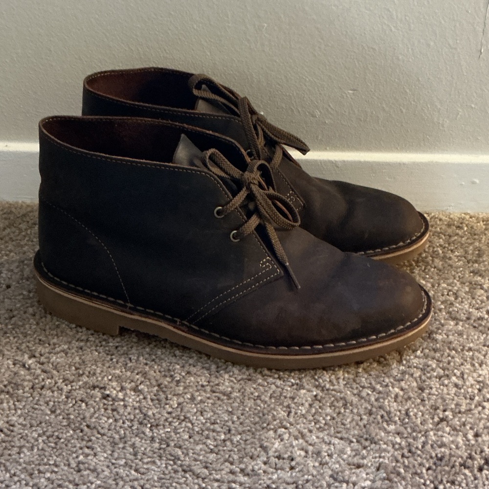 Clarks Dark Brown Chukka Boots